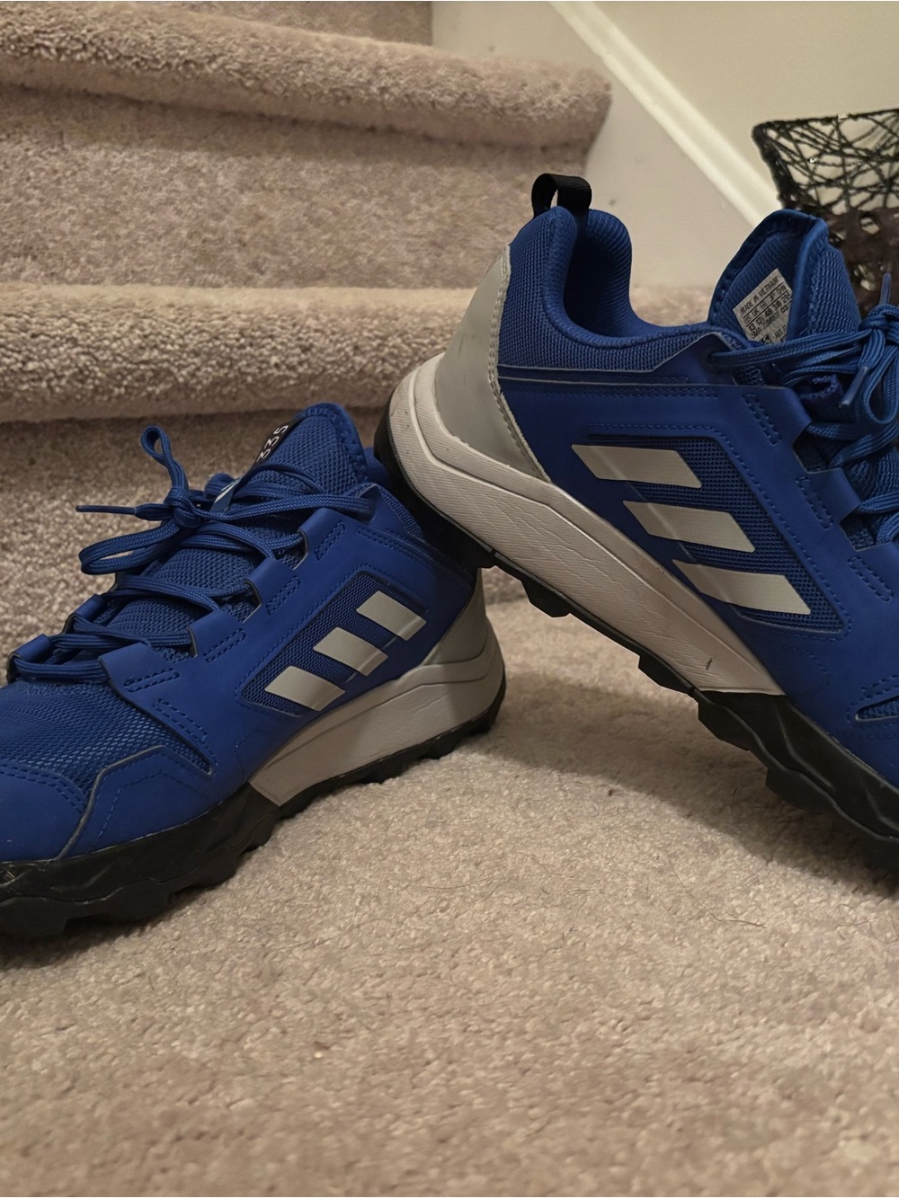 adidas Terrex  Men's Royal Blue and Gray Trail Sneakers s 13M